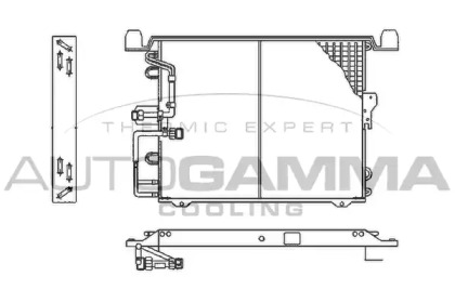 Конденсатор, кондиционер AUTOGAMMA 102706