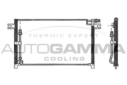 Конденсатор, кондиционер AUTOGAMMA 102723