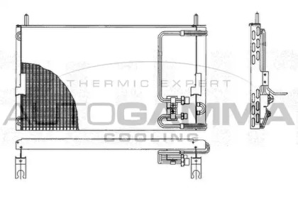 Конденсатор, кондиционер AUTOGAMMA 102759