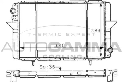 Теплообменник AUTOGAMMA 102852