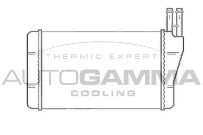 Теплообменник, отопление салона AUTOGAMMA 103186