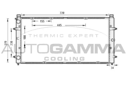 Теплообменник AUTOGAMMA 103376