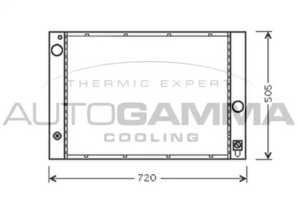 Теплообменник AUTOGAMMA 103394