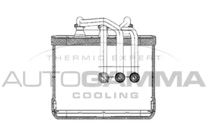 Теплообменник, отопление салона AUTOGAMMA 103396
