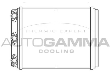 Теплообменник, отопление салона AUTOGAMMA 103446