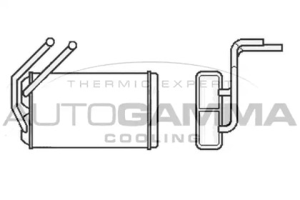 Теплообменник, отопление салона AUTOGAMMA 103551
