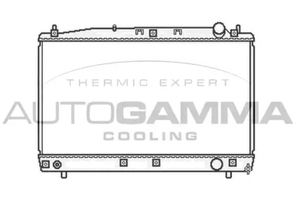 Радиатор, охлаждение двигателя AUTOGAMMA 103858