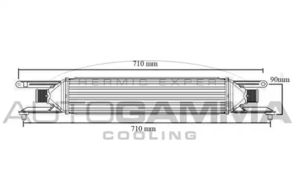 Теплообменник AUTOGAMMA 103991