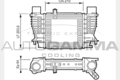 Теплообменник AUTOGAMMA 104050