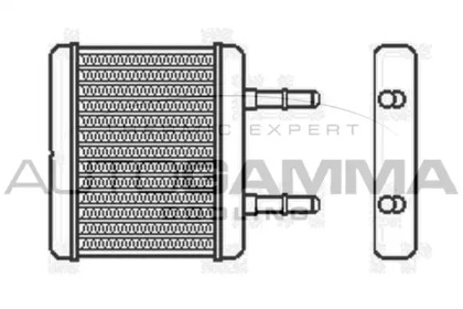 Теплообменник, отопление салона AUTOGAMMA 104088