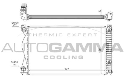 Теплообменник AUTOGAMMA 104247