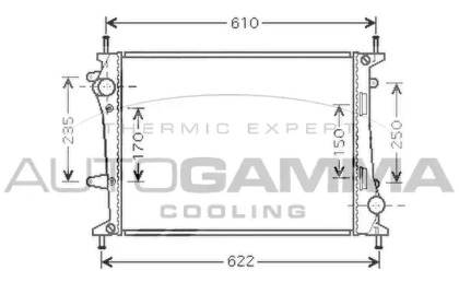 Теплообменник AUTOGAMMA 104261