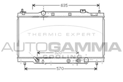 Теплообменник AUTOGAMMA 104266