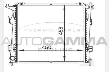 Теплообменник AUTOGAMMA 104273