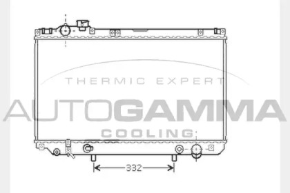 Теплообменник AUTOGAMMA 104280