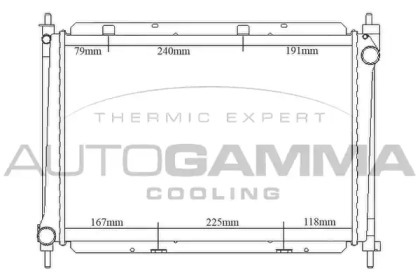 Теплообменник AUTOGAMMA 104297
