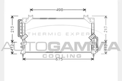 Конденсатор, кондиционер AUTOGAMMA 104306