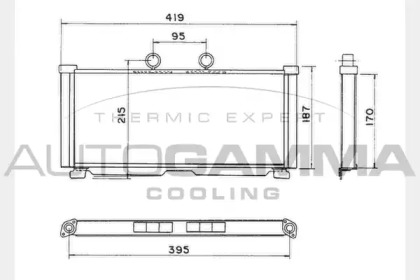 Теплообменник AUTOGAMMA 104336