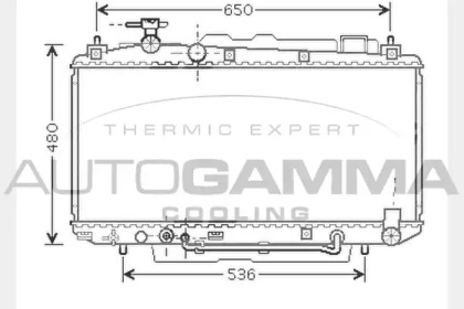 Теплообменник AUTOGAMMA 104382