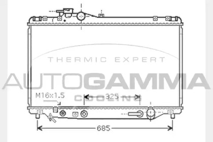 Теплообменник AUTOGAMMA 104383