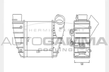 Интеркулер AUTOGAMMA 104430