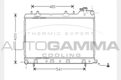 Теплообменник AUTOGAMMA 104434