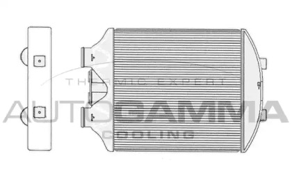 Интеркулер AUTOGAMMA 104447