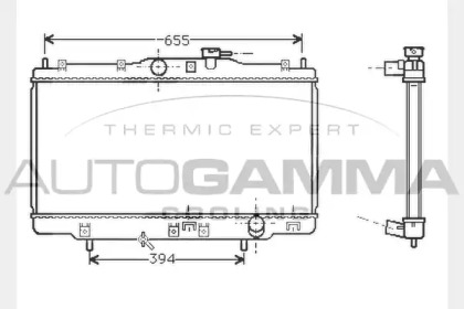 Теплообменник AUTOGAMMA 104514