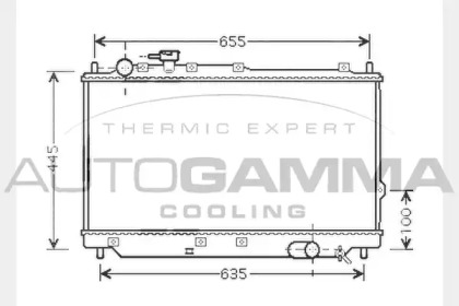 Теплообменник AUTOGAMMA 104521