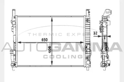 Теплообменник AUTOGAMMA 104525