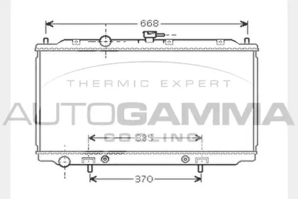 Теплообменник AUTOGAMMA 104553