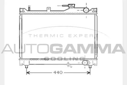 Теплообменник AUTOGAMMA 104565