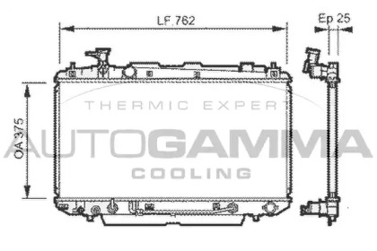 Теплообменник AUTOGAMMA 104567