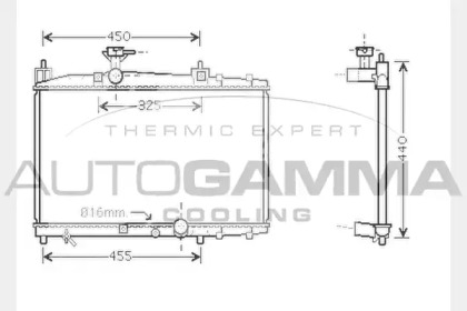 Теплообменник AUTOGAMMA 104571