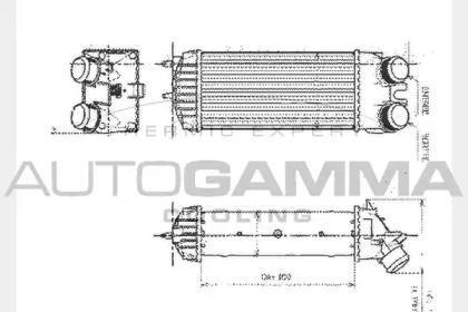 Интеркулер AUTOGAMMA 104585