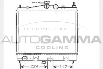 Теплообменник AUTOGAMMA 104598