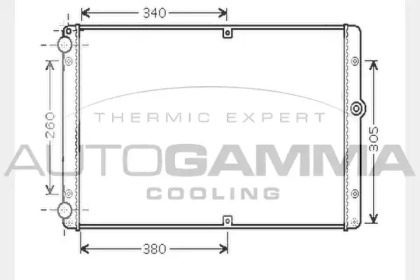 Теплообменник AUTOGAMMA 104624