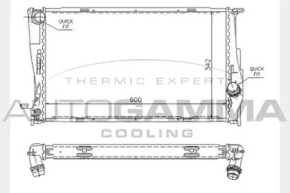 Теплообменник AUTOGAMMA 104626