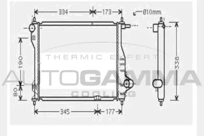 Теплообменник AUTOGAMMA 104630