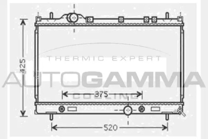 Теплообменник AUTOGAMMA 104632