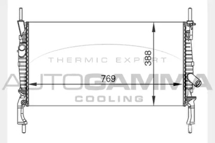 Теплообменник AUTOGAMMA 104643