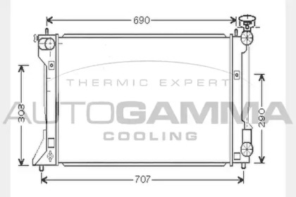 Теплообменник AUTOGAMMA 104715