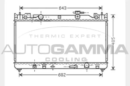 Теплообменник AUTOGAMMA 104716