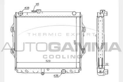 Теплообменник AUTOGAMMA 104731