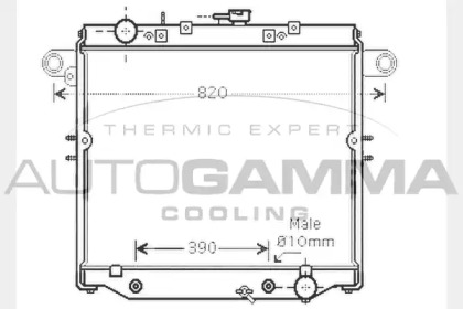 Теплообменник AUTOGAMMA 104739