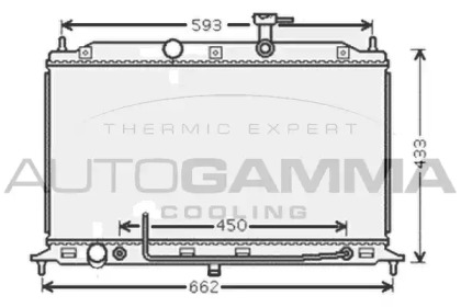 Теплообменник AUTOGAMMA 104846