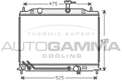 Теплообменник AUTOGAMMA 104848