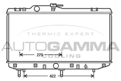 Теплообменник AUTOGAMMA 104869