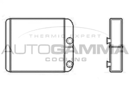 Теплообменник, отопление салона AUTOGAMMA 104882