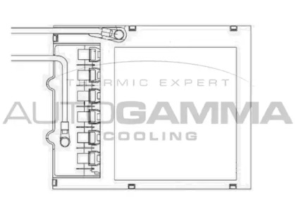 Теплообменник AUTOGAMMA 104883
